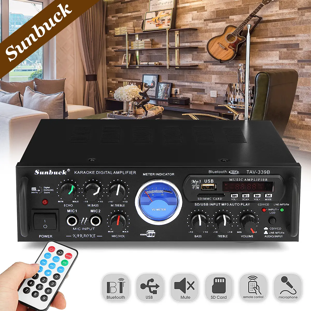 AMPLIFICADOR SUNBUCK TAV-339BT - Imagen 2