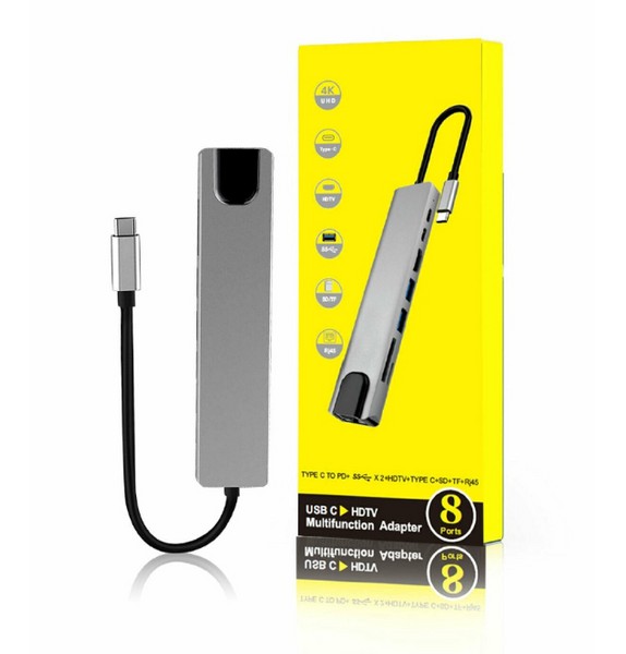 HUB TIPO C A 8 PUERTOS - Imagen 3