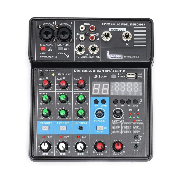 CONSOLA DE 4 CANALES - ENGLAND SOUND BALANCE 4I