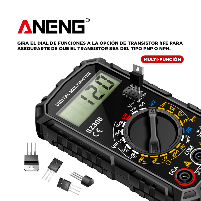 Multímetro Digital ANENG SZ308 - Imagen 4