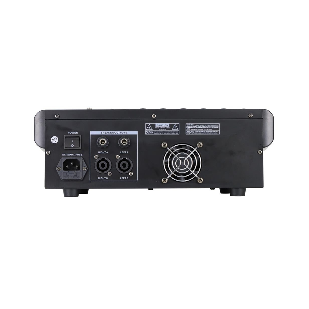 CONSOLA GRÖBER ACTIVA PROFESIONAL 8 CANALES CON USB/BLUETOOTH/FX/PC LINK 2X200W - Imagen 5