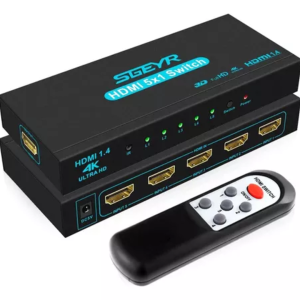 SWITCH HDMI 1 A 5 PUERTOS CON CONTROL MICROTECH