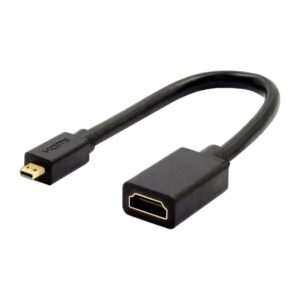 CABLE HDMI 15CM MACHO HEMBRA EN L MICROTECH