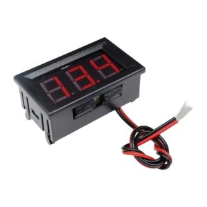 VOLTIMETRO DIGITAL DC 3.3-30V 3 DIGITOS